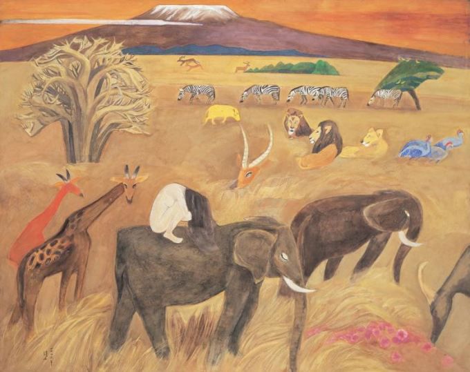 [서울=뉴스핌]이영란 미술전문기자=천경자, 내 슬픈 전설의 49페이지, 1976, 종이에 채색, 130x162cm, 서울미술관 소장 2025.09.24 art29@newspim.com