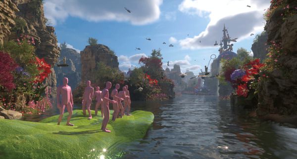 [서울=뉴스핌]이영란 미술전문기자=이이남(Lee Lee Nam), '꿈 속의 광주(Gwangju in Dream)', 2023, Immersive Video, 14분 52초 [이미지 제공 =토퍼스 스튜디오]  2025.09.26 art29@newspim.com