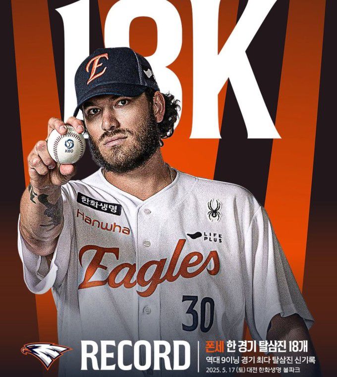 코디 폰세. [사진=한화]