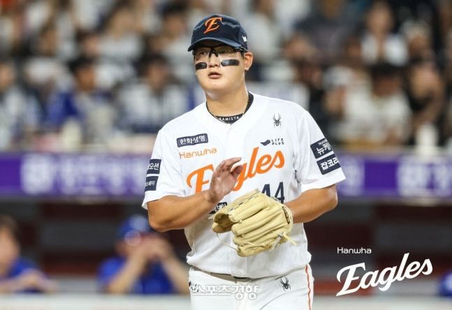 최근 대량 실점으로 주춤하고 있는 한화의 마무리 김서현. [사진 = 한화]