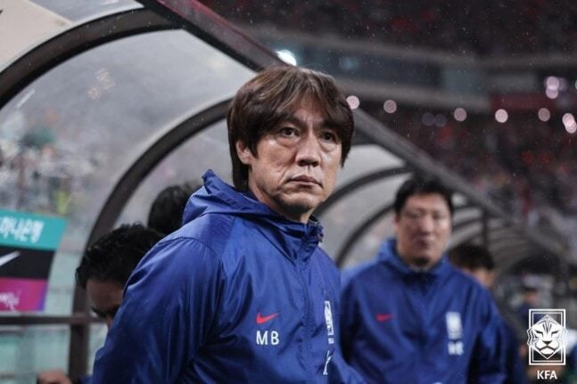 [서울=뉴스핌] 손지호 기자 = 홍명보 한국 남자 축구 대표팀 감독. [사진=대한축구협회] 2025.10.13 thswlgh50@newspim.com