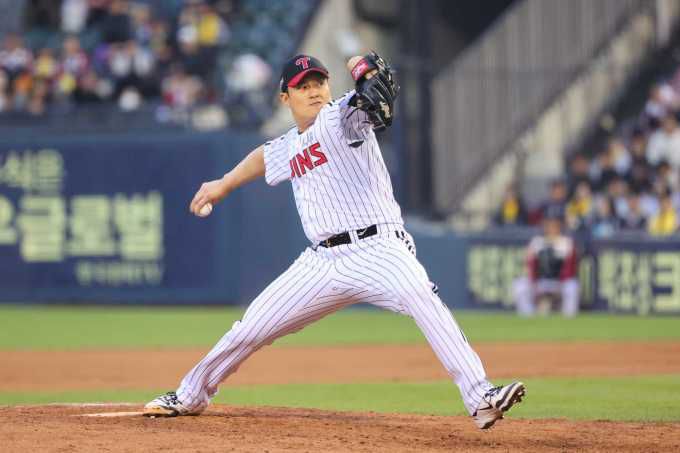 LG의 불펜 투수 김강률. [사진 = LG]