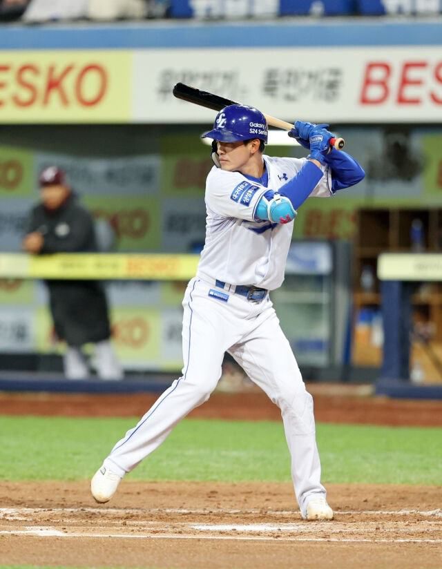 삼성 시절 강한울. [사진 = 삼성]