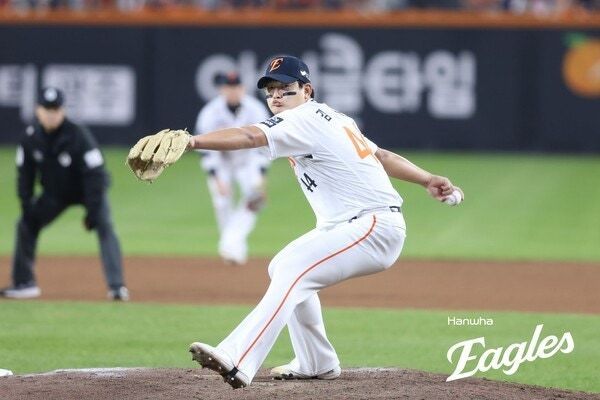 한화의 마무리 투수 김서현. [사진 = 한화]