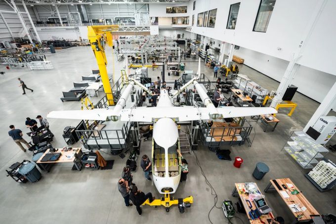 베타 테크놀로지스 항공기 제작 현장 [사진=블룸버그]