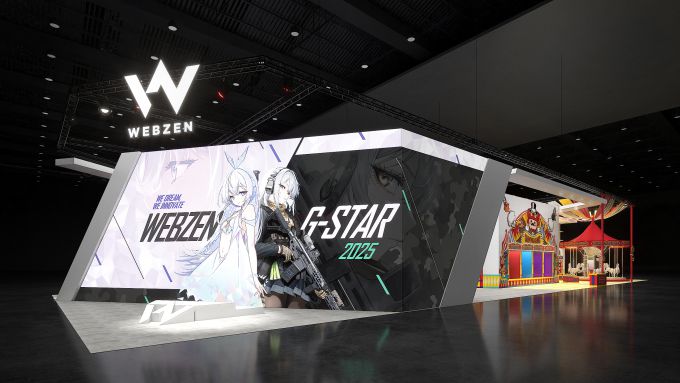 웹젠 '지스타 2025' 부스 조감도. [사진=웹젠]