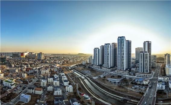 반도건설 '고덕 반도유보라 더 크레스트' 주변 전경