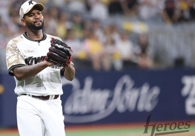 [서울=뉴스핌] 키움의 대체 외인 라울 알칸타라가 지난 6월 7일 고척 LG전에 출전해 8이닝 1실점으로 완벽투를 보였다. [사진 = 키움] 2025.06.07 wcn05002@newspim.com