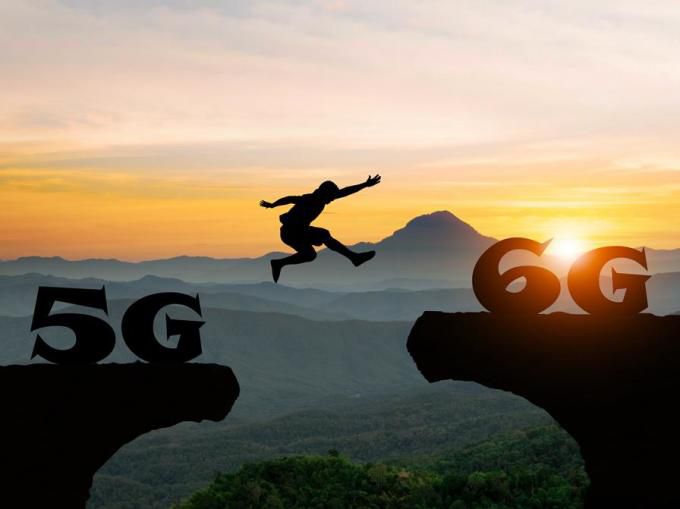 [사진 신화사 = 뉴스핌 특약] 5G 시대에서 6G 시대로의 전환을 보여주는 이미지.