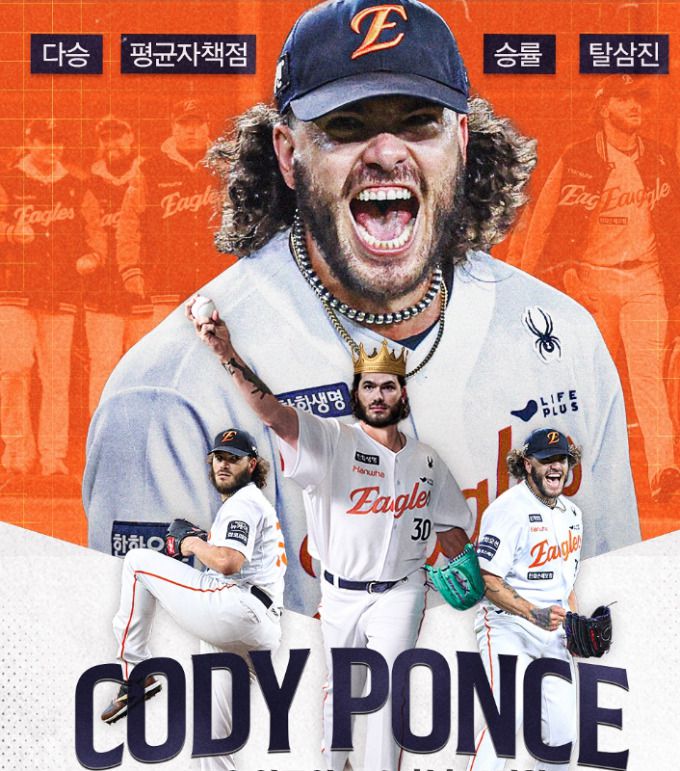 [서울=뉴스핌] 2025시즌 투수 부문 4관왕을 달성한 한화의 코디 폰세. [사진 = 한화]2025.10.16 wcn05002@newspim.com