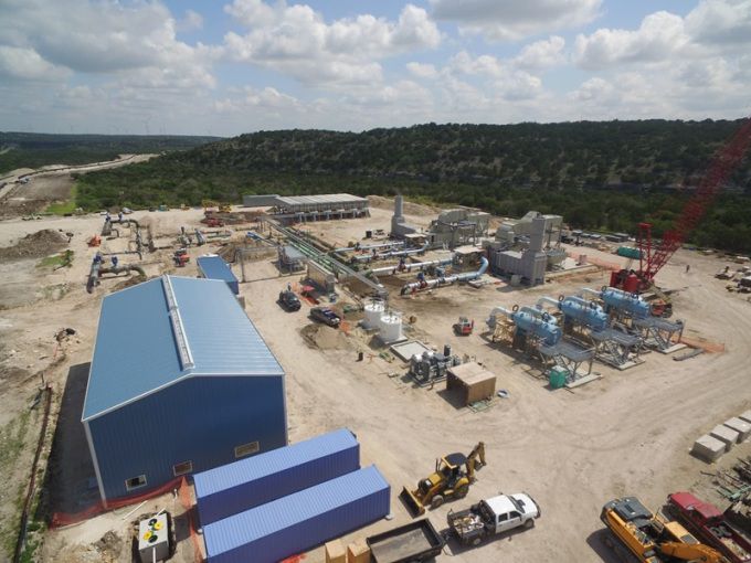 킨더 모건의 천연가스 압축 처리 시설 [사진=업체 제공]