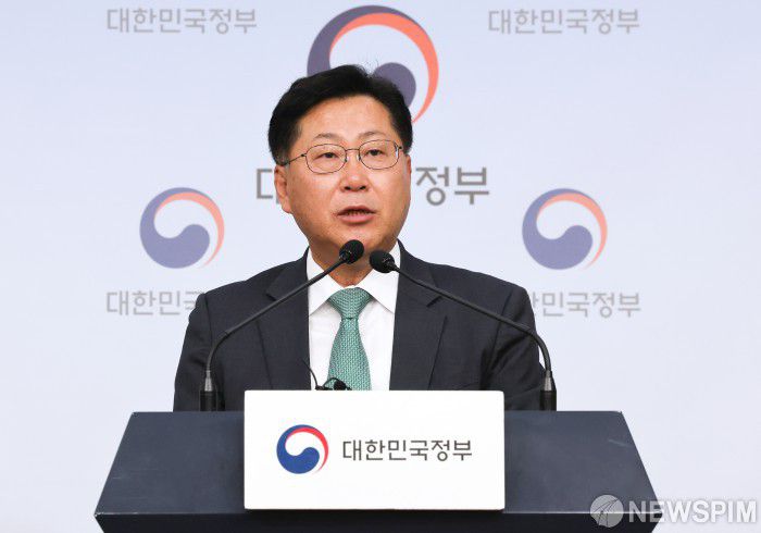 [서울=뉴스핌] 김학선 기자 = 최지영 기획재정부 국제경제관리관이 25일 정부서울청사 별관에서 제9차 한일 재무장관회의 결과를 발표하고 있다. 2024.06.25 yooksa@newspim.com