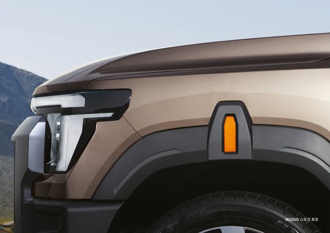 KGM의 차세대 픽업 '무쏘(MUSSO)' [사진=KG모빌리티]