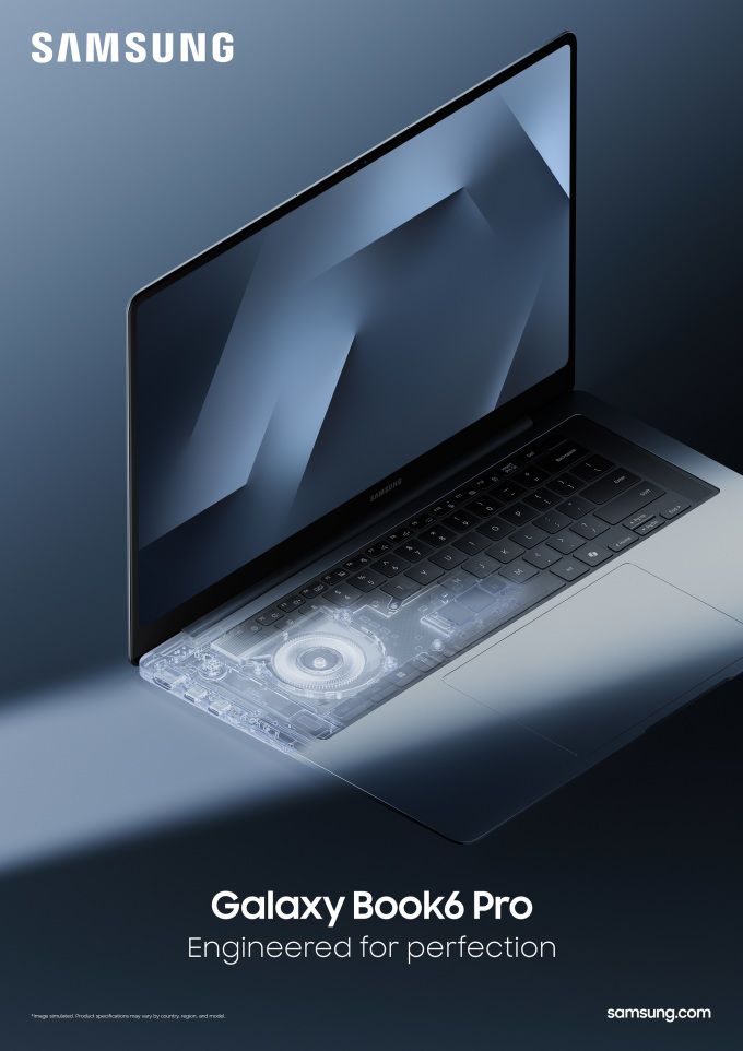 갤럭시 북6 프로 제품 이미지, [사진=삼성전자]