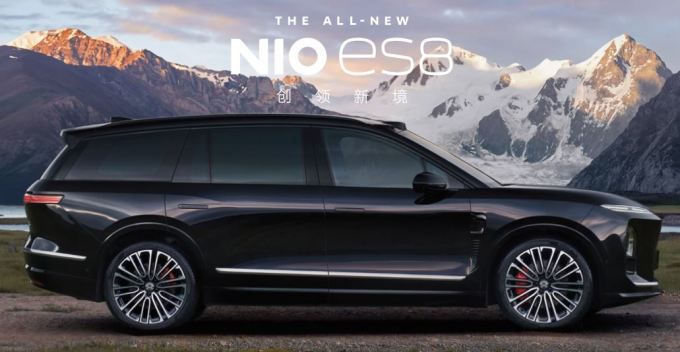 [사진 = 니오 공식 홈페이지] 니오(蔚來∙NIO 9866.HK)의 신형 ES8 SUV 전기차 모델.