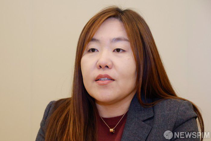 [서울=뉴스핌] 류기찬 기자 = 정수연 삼성물산 래미안갤러리 소장이 8일 오후 서울 송파구 래미안갤러리에서 뉴스핌과 인터뷰를 하고 있다. 2026.01.08 ryuchan0925@newspim.com