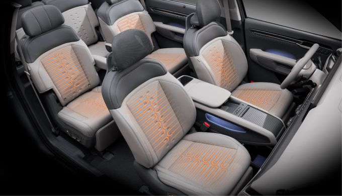 현대트랜시스 저전력 카본열선시트. [사진=현대트랜시스]