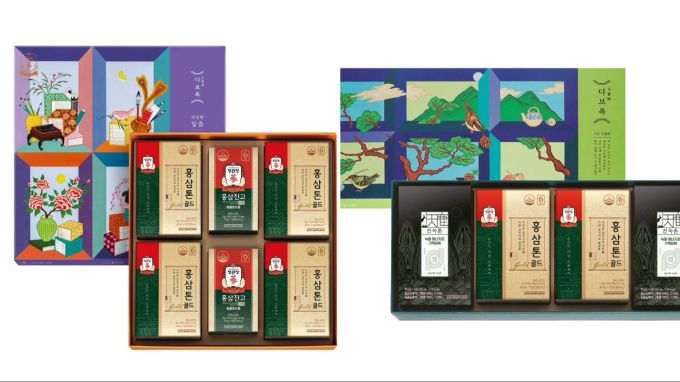 [사진2] (왼쪽부터) 다보록 진심편 믿음, 다보록 여유 만(滿)편. [사진=KGC인삼공사 제공]