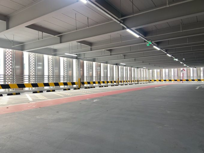 정왕동 큰솔공원 공영주차장 내부 전경. [사진=시흥시]