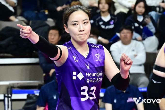 흥국생명의 주전 세터 자리를 꿰찬 이나연. [사진 = KOVO]