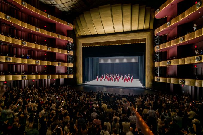 뉴욕 무대에 오른 '일무' 공연 장면. [사진=안효진]