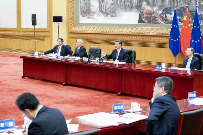 중국-EU 화상정상회의 개최. (사진=연합뉴스)