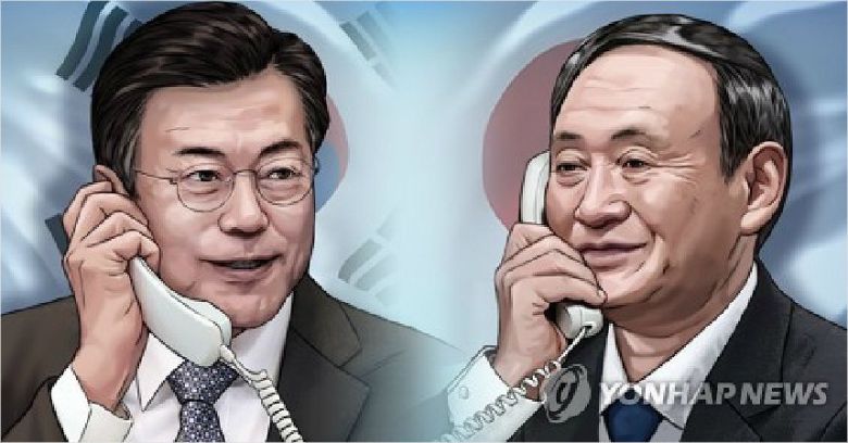 한일 정상 대화 가능성 주목(PG) (사진=연합뉴스 제공)