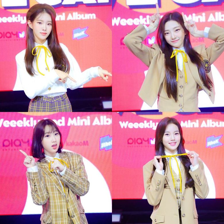 왼쪽부터 위클리 먼데이, 박소은, 이수진, 신지윤 (사진=플레이엠엔터테인먼트 제공)