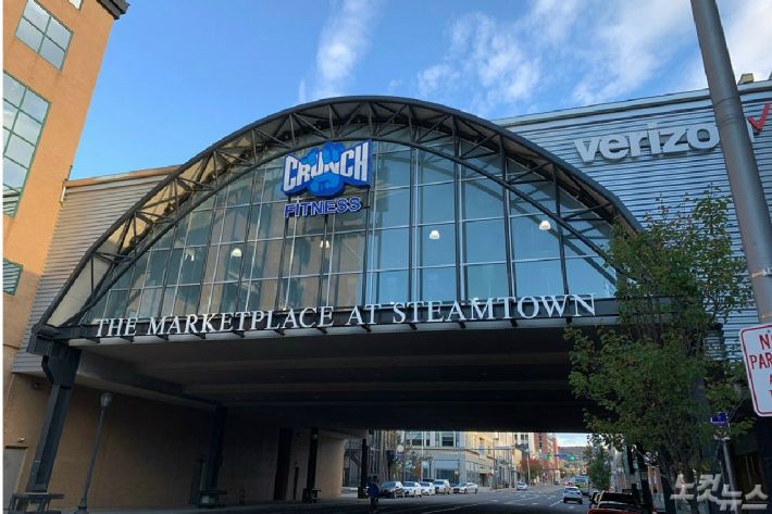 스크랜턴 다운타운인 스팀타운에 있는 '더 마켓플레이스' (사진=권민철 특파원)