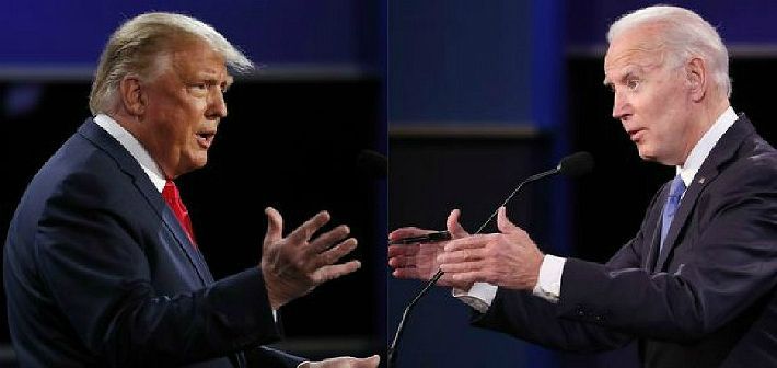 도널드 트럼프 대통령(왼쪽)과 조 바이든 민주당 후보. (사진=연합뉴스/자료사진)