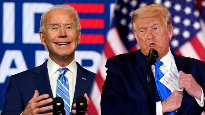 조 바이든 미국 대통령 당선인(왼쪽), 도널드 트럼프 대통령(사진=연합뉴스)