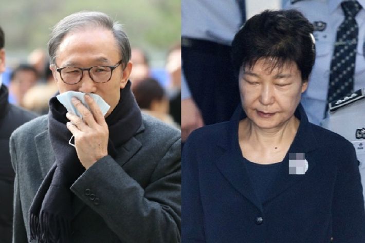 이명박·박근혜 전 대통령. (사진=연합뉴스/자료사진)