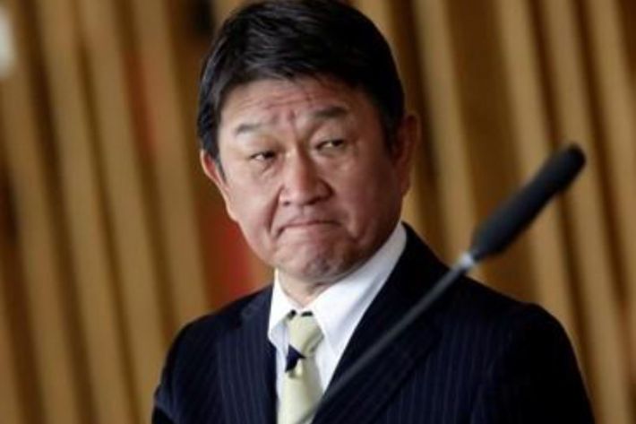 '독도 망언'을 한 모테기 도시미쓰 일본 외무상. 연합뉴스