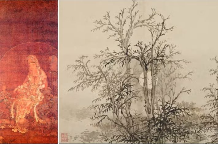 보물 제926호 수월관음보살도, 김홍도 <단원절세도>. 문화재청·라움미술관 제공