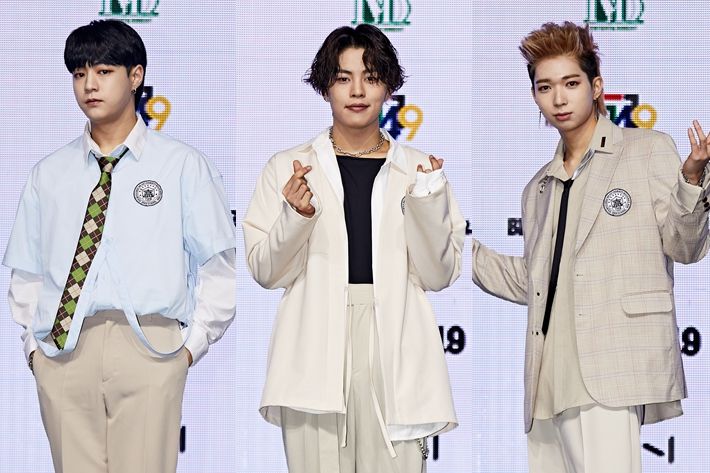 왼쪽부터 T1419 건우, 노아, 레오. MLD엔터테인먼트 제공