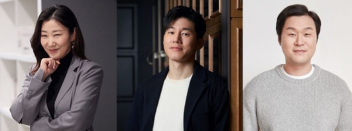 영화 '정직한 후보 2'의 배우 라미란, 김무열, 윤경호. 각 소속사 제공