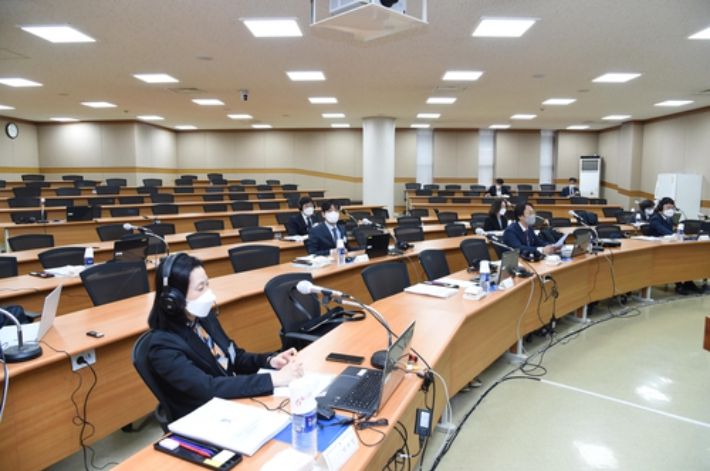 12일 경기도 고양시 사법연수원에서 열린 전국법관대표회의. 대법원 제공