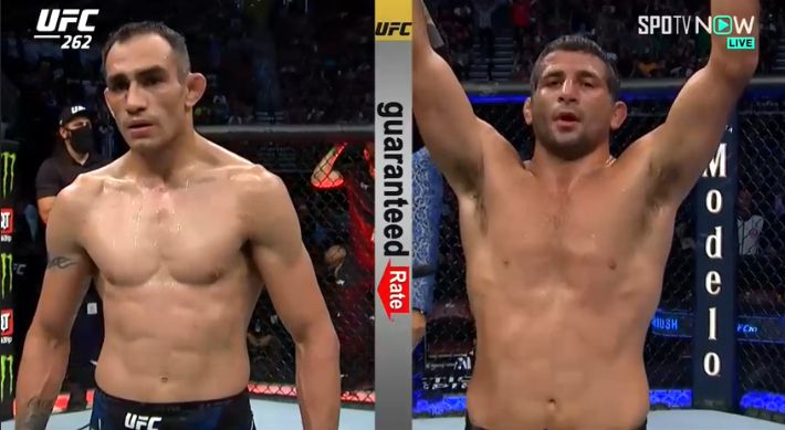 승리한 베네일 다리우쉬(오른쪽). SPOTV NOW 제공