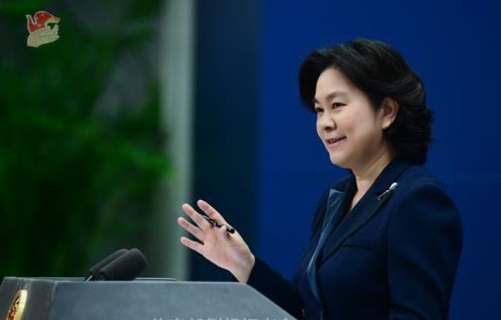 화춘잉 중국 외교부 대변인. 연합뉴스