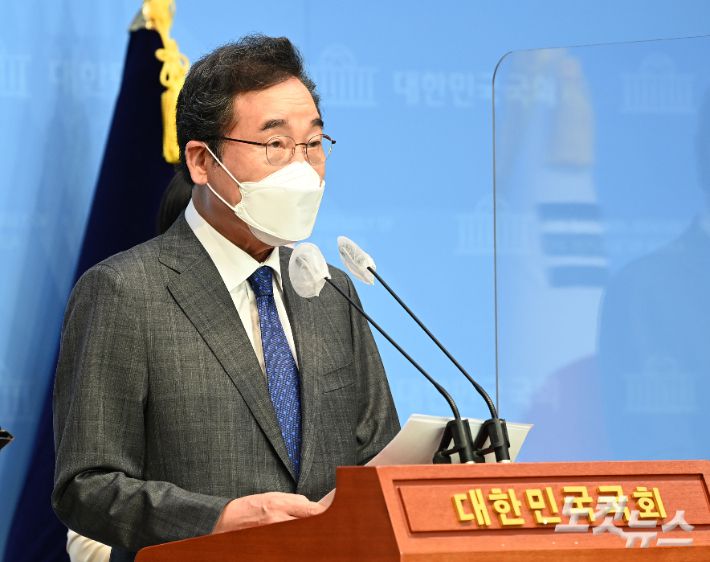 더불어민주당 대선 예비후보인 이낙연 전 대표. 윤창원 기자