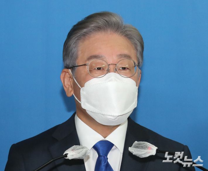 더불어민주당 대선주자인 이재명 경기지사. 윤창원 기자