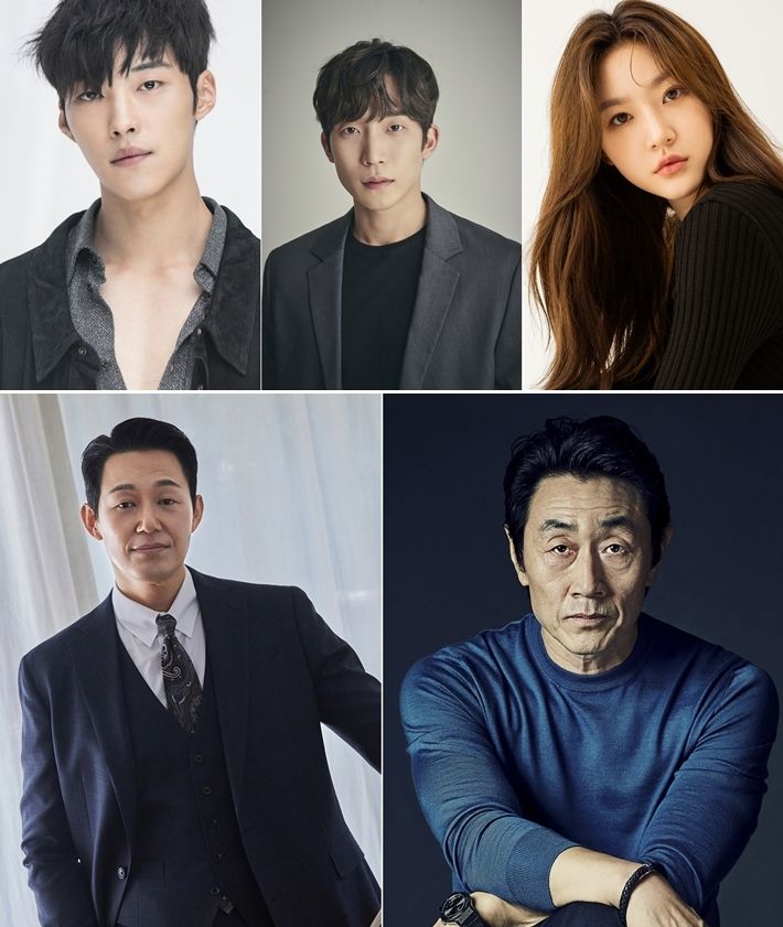 (사진 왼쪽부터 시계 방향으로) 배우 우도환, 이상이, 김새론, 허준호, 박성웅. 각 소속사 제공