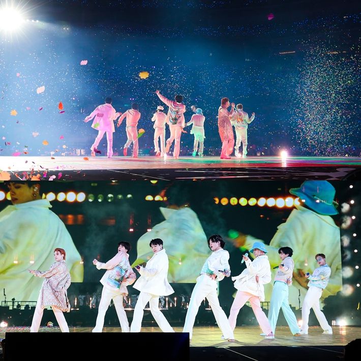 방탄소년단이 공연하는 모습. 빅히트 뮤직 제공