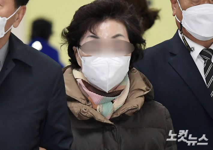 윤석열 국민의힘 대선 후보 장모 최 모(74)씨. 이한형 기자