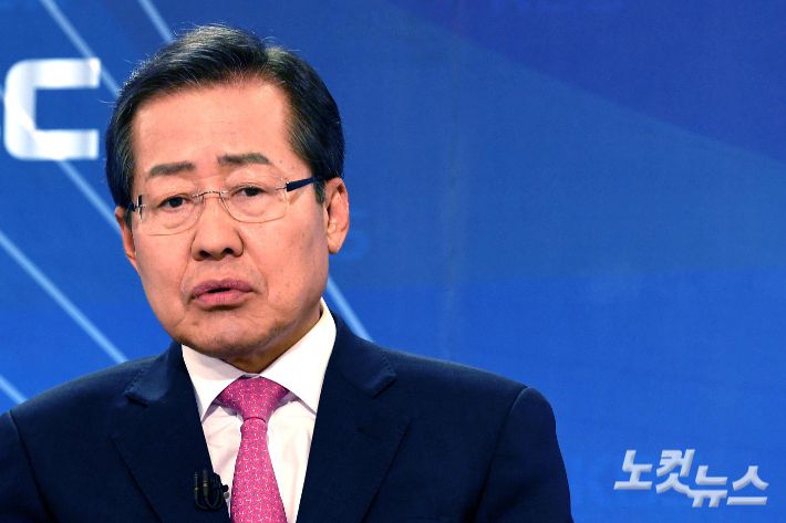 2017년 당시 자유한국당 홍준표 대표. 박종민 기자