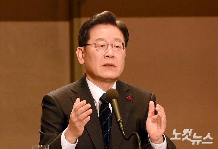 더불어민주당 이재명 대선 후보. 윤창원 기자