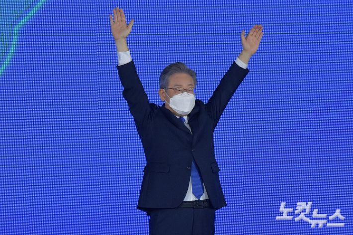 더불어민주당 이재명 대선 후보. 박종민 기자