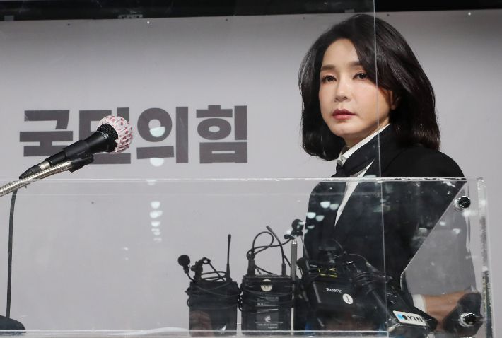 윤석열 국민의힘 대선 후보의 배우자 김건희 씨. 윤창원 기자