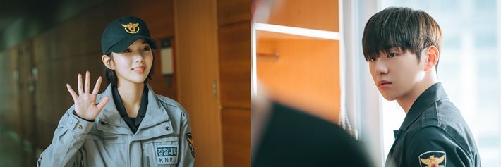 디즈니+ 첫 한국 오리지널 시리즈 '너와 나의 경찰수업' 스틸컷. 디즈니+ 제공