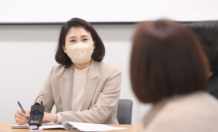 더불어민주당 이재명 대선 후보의 부인 김혜경 씨. 연합뉴스